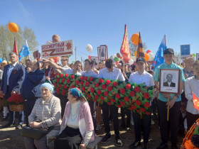 Торжественном митинг «Вечная слава павшим», посвященный 79-й годовщине Победы  в Великой Отечественной войне.